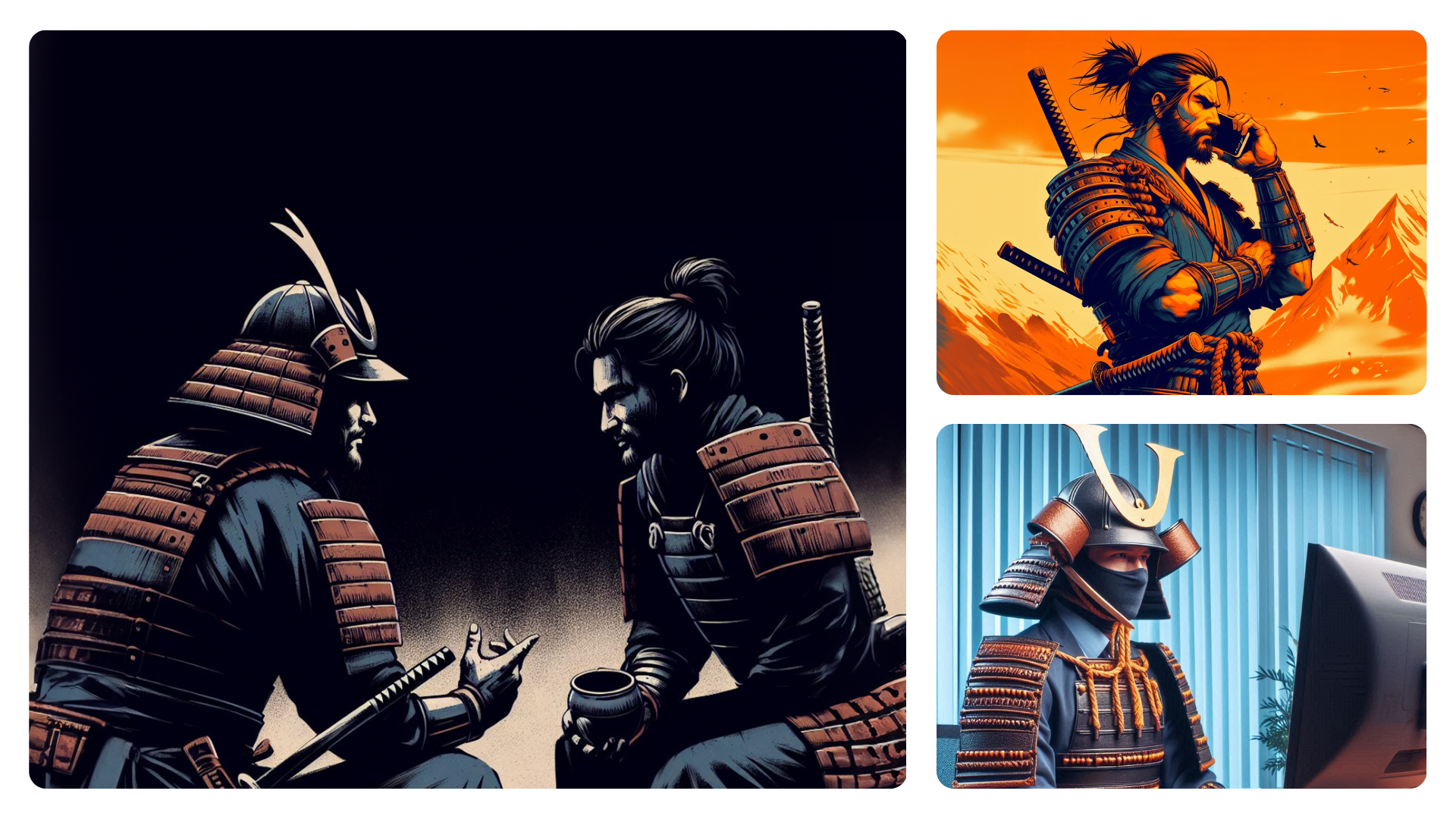 Koryu Creative rozpoczyna działalność, Samuraje.